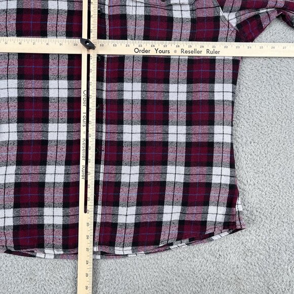 Stanley Mens Front Pocket Heavy Flannel Shirt Sz Large - Picture 5 of 5